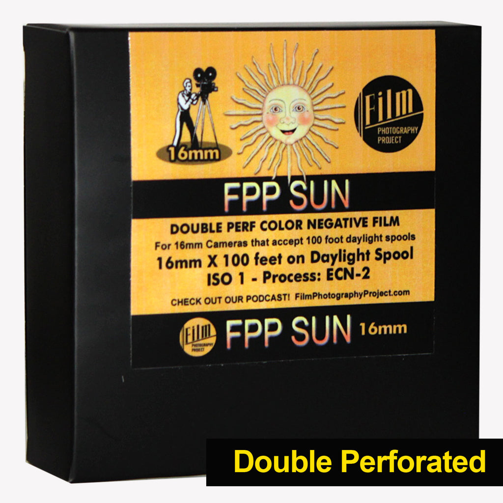 16mm Film Double Perf FPP SUN Color 100 ft – Film