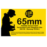116 / 616 Bulk Film - 65mm Kodak Vision3 50D (for DIY rolling)