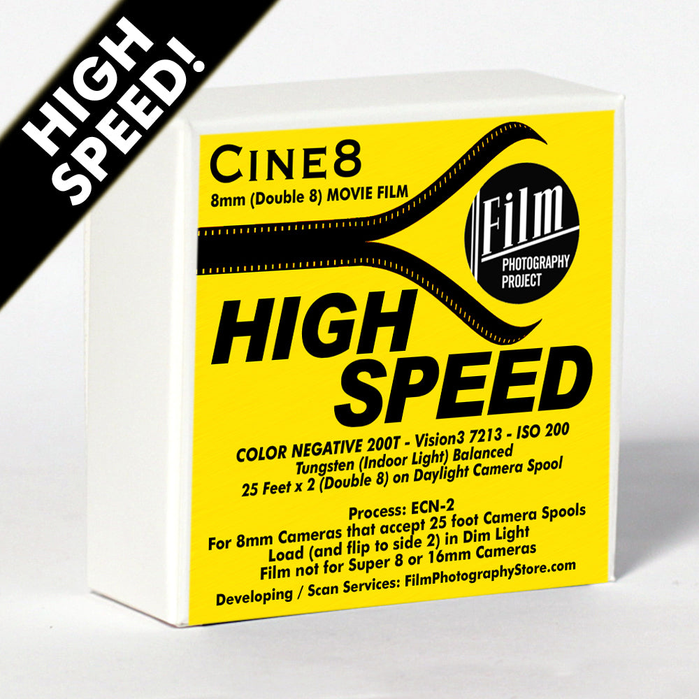 Double 8 Film - Cine8 Color Kodak 200T - Indoor (25 ft) – Film
