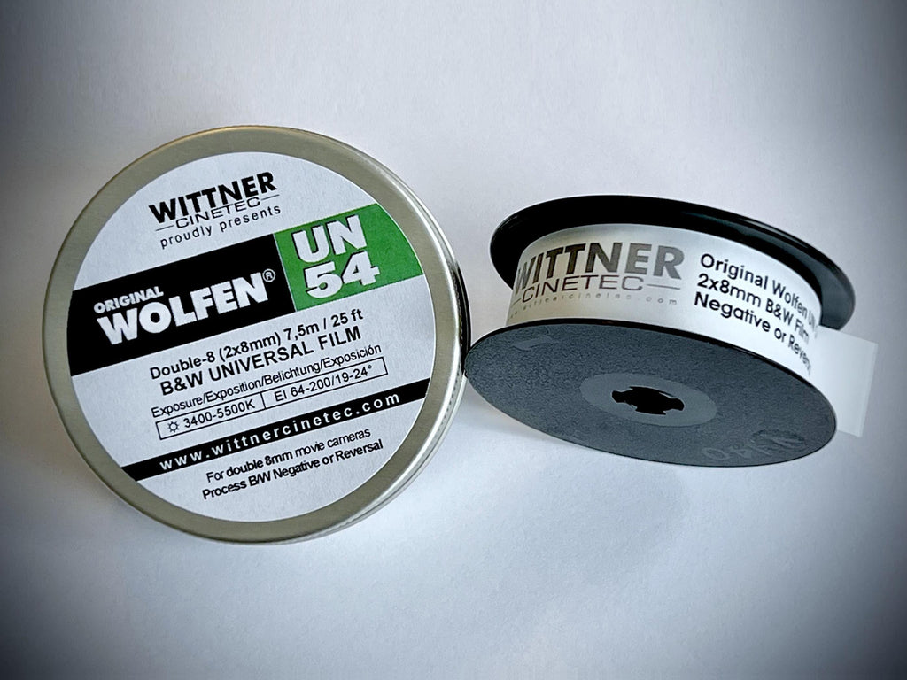 Double 8 Film - Wolfen UN54 BW (25 ft) – Film Photography Project
