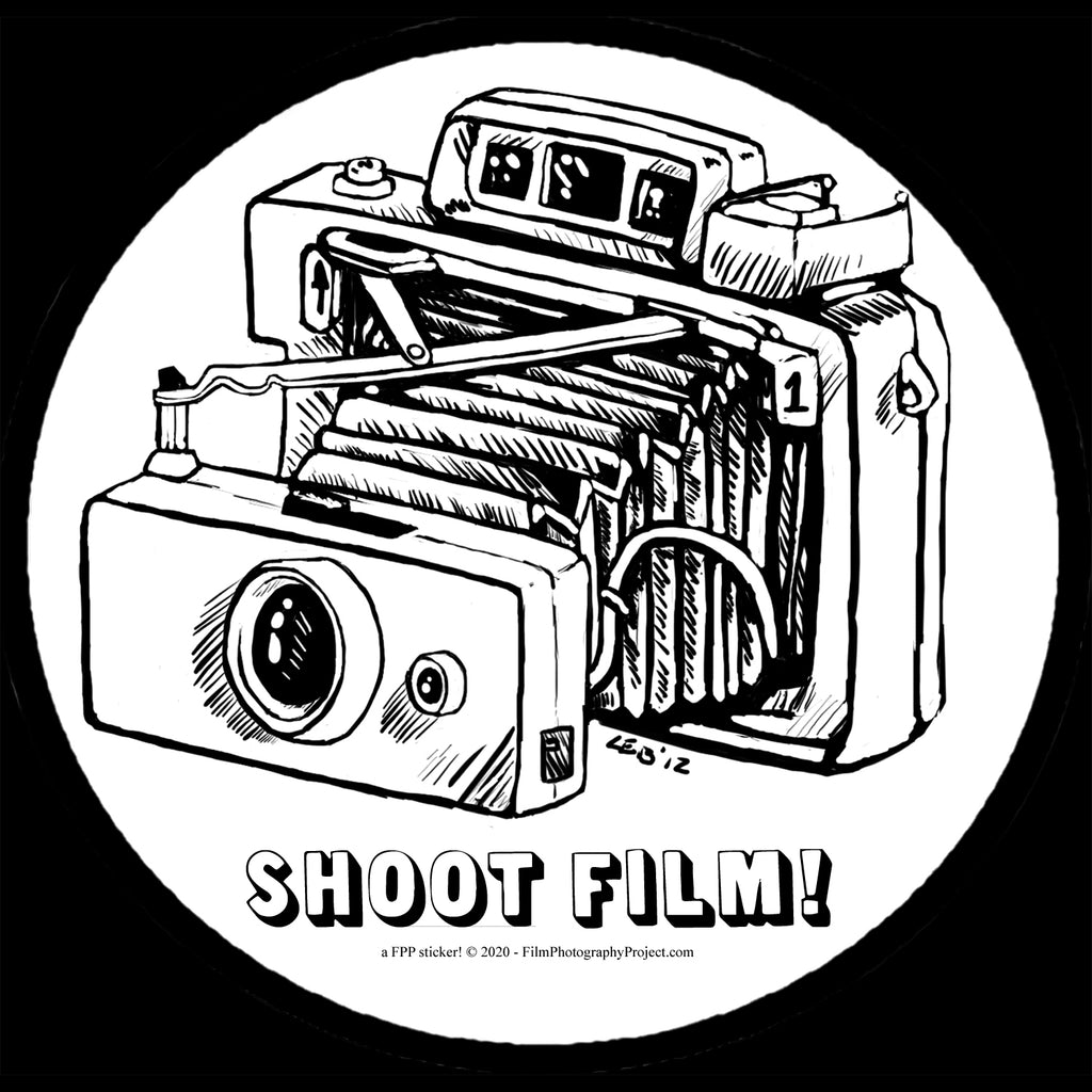 film camera drawing