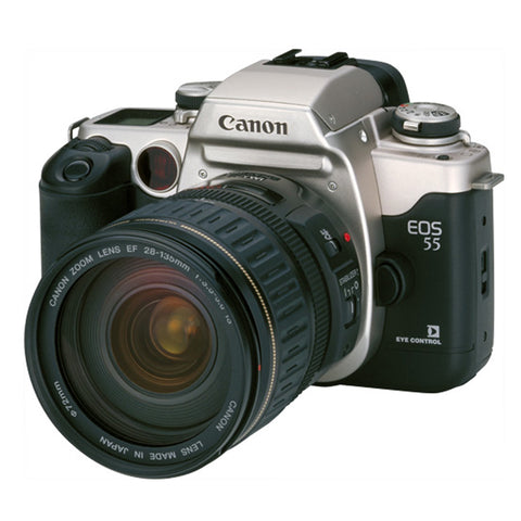 35mm Film Camera - Canon EOS Elan II SLR (Vintage - Silver/Black)