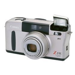 35mm Film Camera - Canon Sure Shot Z135 (Silver Vintage)