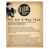 4x5 Sheet Film - FPP BW Negative X-Ray Film (25 Sheets)