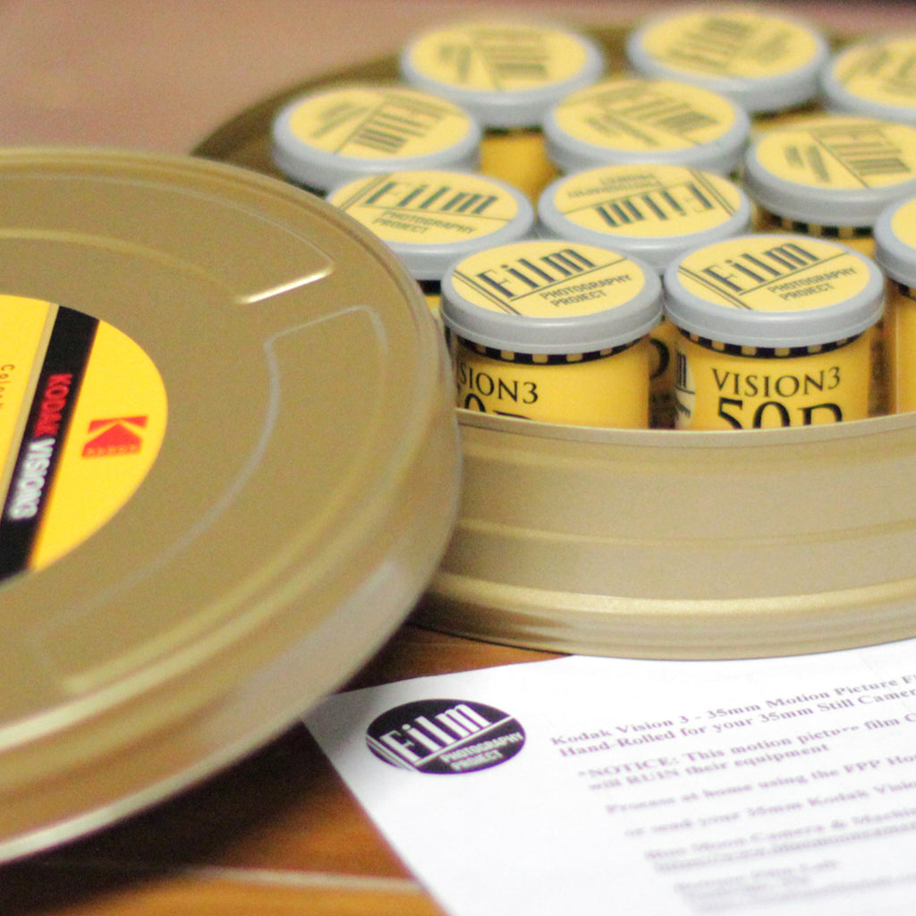 35mm Color Film Kodak Vision3 Gift Can (12 Rolls) – Film