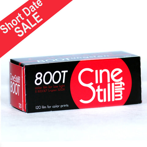120 Color Film - CineStill 800T Short Date EXPIRED (Single Roll)