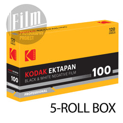 120 BW Film - Kodak EktaPan 100 (5-Pack Box)