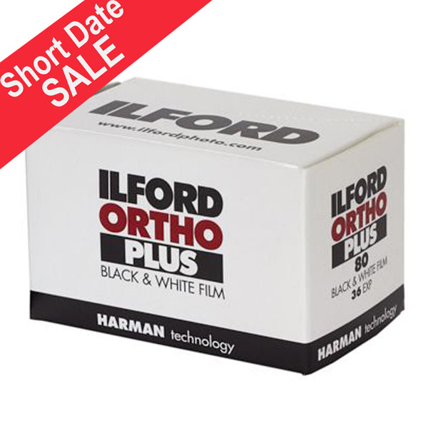 35mm BW Film Ilford Ortho Plus - Short Dated (1 Roll)