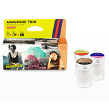 35mm Color - LomoChrome Purple / Metropolis / Sun-Kissed + Mini-Keychain Trio (3 Roll Box)