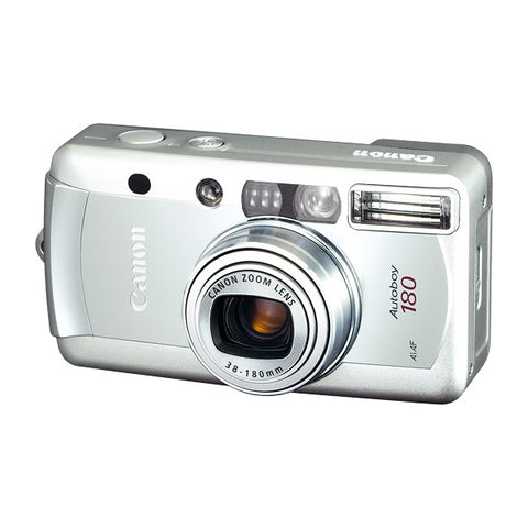 35mm Film Camera - Canon Sure Shot Z180u (Silver Vintage) – Film