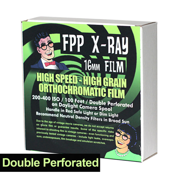 16mm Film - Double Perf - CINE16 BW X-Ray - ORTHO 200-400 ISO