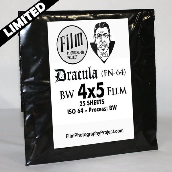 4x5 Sheet Film - Dracula 64