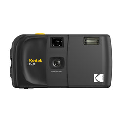 35mm Film Camera - Kodak EC35 Reusable with Flash Camera (Midnight Black)