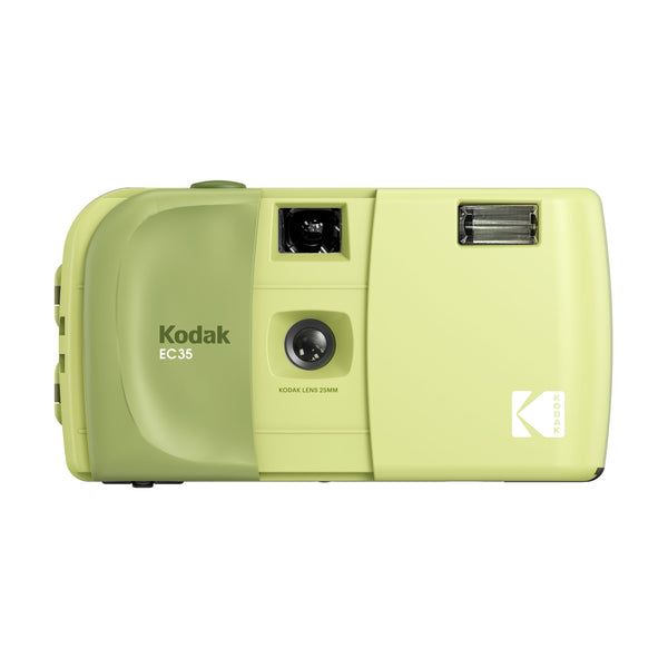 35mm Film Camera - Kodak EC35 Reusable with Flash Camera (Avocado Green)