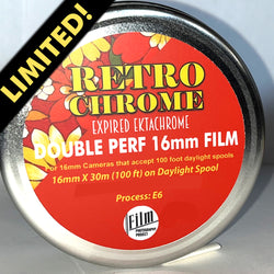16mm Film - Double Perf - RetroChrome Color Reversal 400T - 100 ft