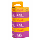 35mm Color - Kodak Gold 200 3-Roll Pack (36 exp )