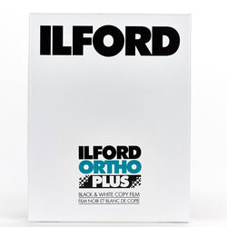 8x10 SHEET FILM - ILFORD Ortho+ (25 SHEETS)