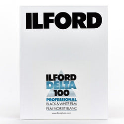 8x10 SHEET FILM - ILFORD Delta 100 (25 SHEETS)