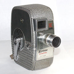 Regular 8mm Movie Camera - Keystone K25 Capri - f2.5 (Vintage - Grey)