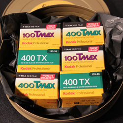 35mm BW Film - Kodak B&W Gift Can (6 Rolls)