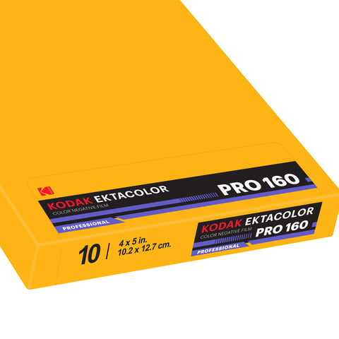 4x5 Sheet Film - Kodak EktaColor PRO 160 (10 Sheets)