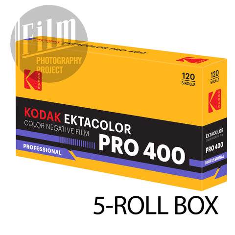 120 Color Film - Kodak Ektacolor Pro 400 (5-Roll Pro Pack)