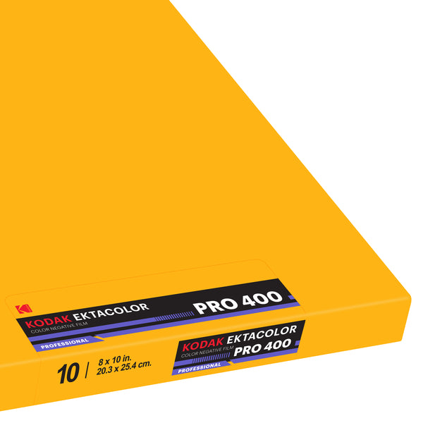 8x10 Sheet Film - Kodak EktaColor PRO 400 (10 Sheets)