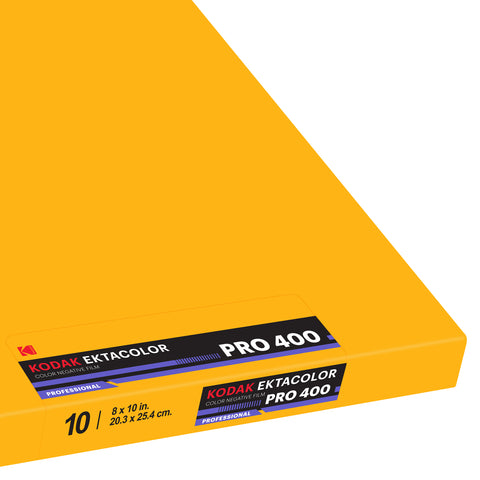 8x10 Sheet Film - Kodak EktaColor PRO 400 (10 Sheets)