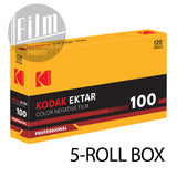 120 Color Film - Kodak Ektar 100 (5-Pack)