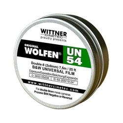 Double 8 Film - Wolfen UN54 BW (25 ft)