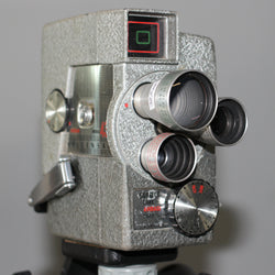 Regular 8mm Movie Camera - Wollensak 8 Model 43 - f1.9 (Vintage - Grey)