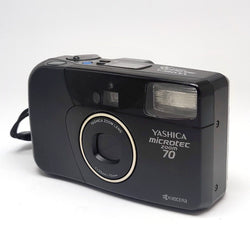 35mm Film Camera - Yashica Microtec Zoom 70 (Grey Vintage)