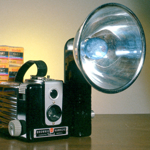 620 Film Camera - Kodak Hawkeye Flash (Vintage)