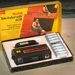 Film Camera - 110 Kodak Tele-Instamatic 608 (Vintage)