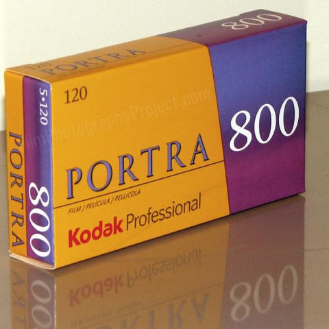 120 Color Film - Kodak Portra 800 (5-Roll Pro Pack)