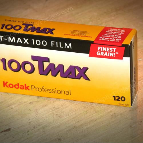 120 BW Film - Kodak T-Max 100 (5-Pack Box) – Film Photography Project Store