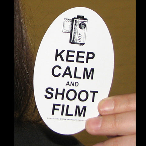 Sticker - Keep Calm And Shoot Film Sticker (1 Sticker)