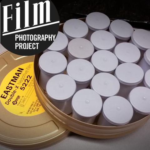 35mm BW Film - Kodak Double X (19 Rolls in Kodak Can)