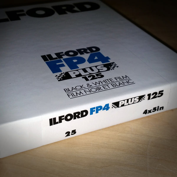 4X5 SHEET FILM - ILFORD FP4 (25 SHEETS)