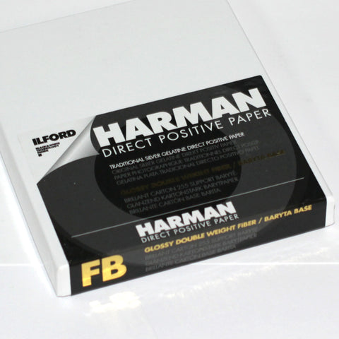 4x5 Positive Paper - Ilford Harman Direct Positive FB1K (25 Sheets)