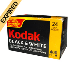 35mm BW Film - Kodak BW 400 C41 (expired - 1 roll)