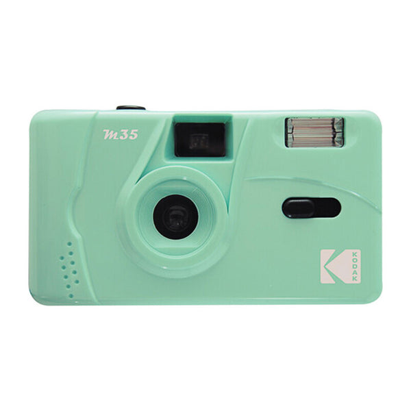 Kodak-Mini cámara Original Vtg M35, rollo de 35mm, no desechable, Manual,  reutilizable, con Flash, viento