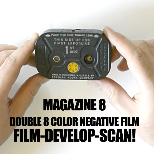 Double 8 Film - Magazine 8 BUNDLE - Film / Develop / Scan