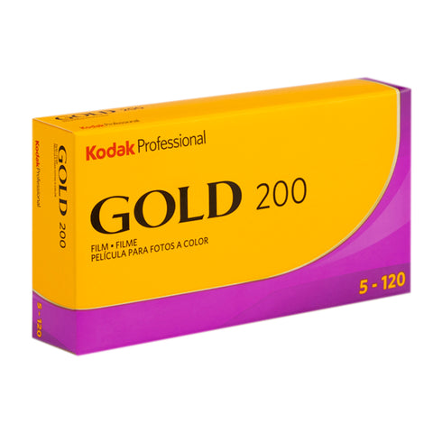 120 Color Film - Kodak Gold 200 (5-Roll Pack)
