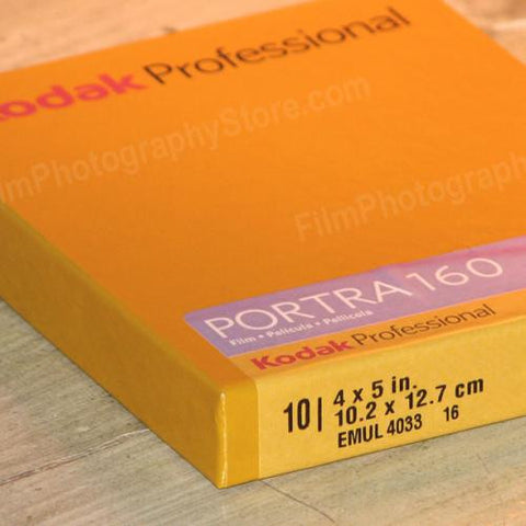 4x5 Sheet Film - Kodak Portra 160 (10 Sheets)
