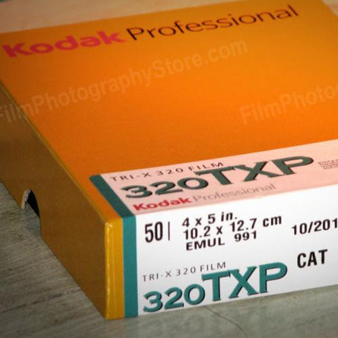 4x5 Sheet Film - Kodak Tri-X 320 (50 Sheets)