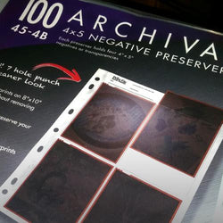 Archival Negative Preservers (4x5)
